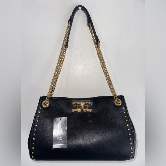 NWT Black and Gold I.N.C Women's Bag - Picture 1 of 11